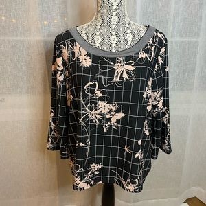 Halogen Blouse size L in Pink & Black